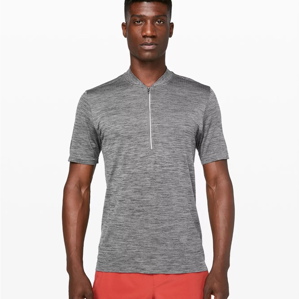 Lululemon Metal Vent Breathe Short Sleeve 1/2 Zip